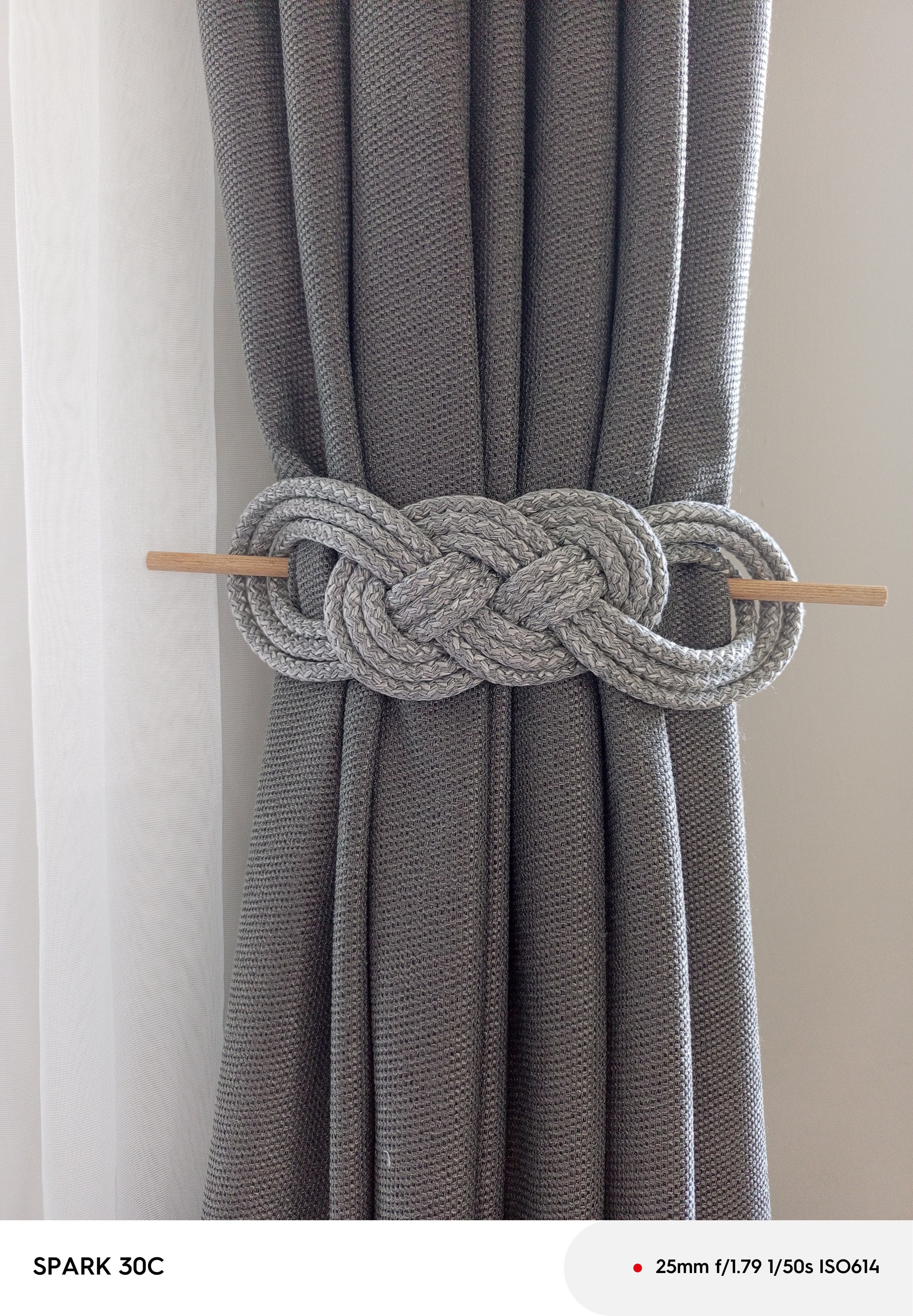 Gümüs Renkli Perde Tokası (PT100112)