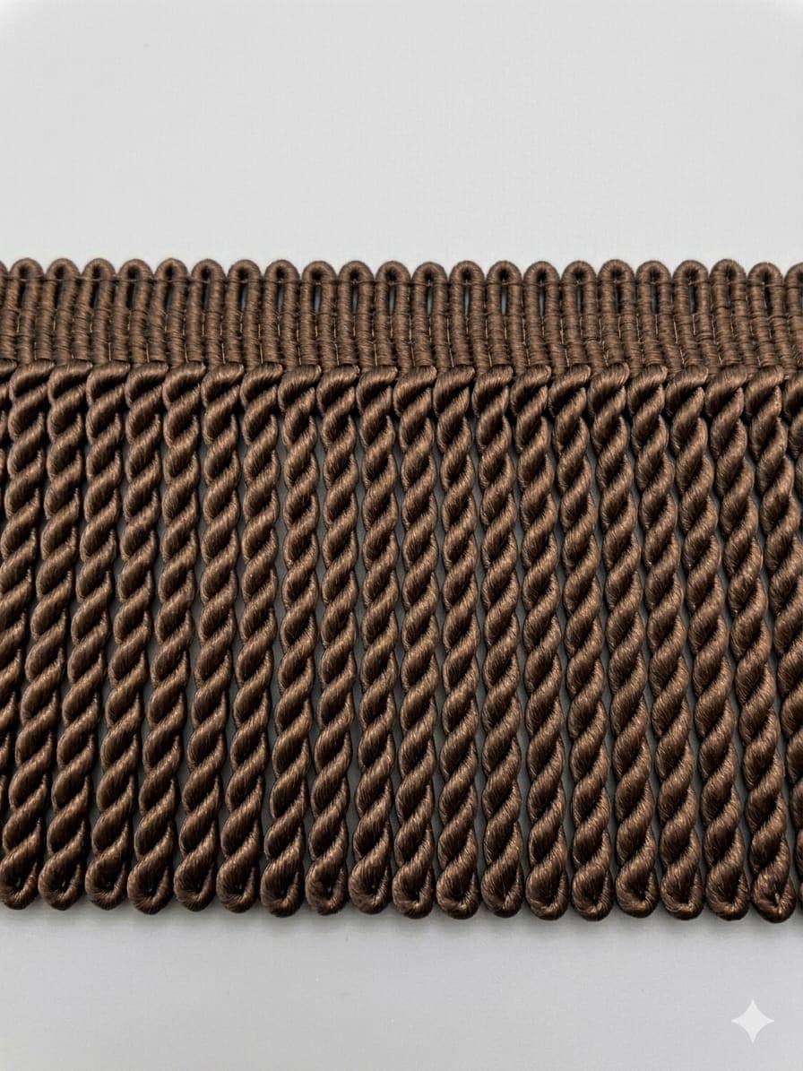 KahveRenkli Bulyon Saçak 15 cm