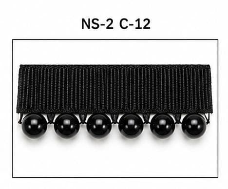 Sıra Boncuk Siyah Kurdele Orta Boy Siyah Boncuk (NS-2 C-12)